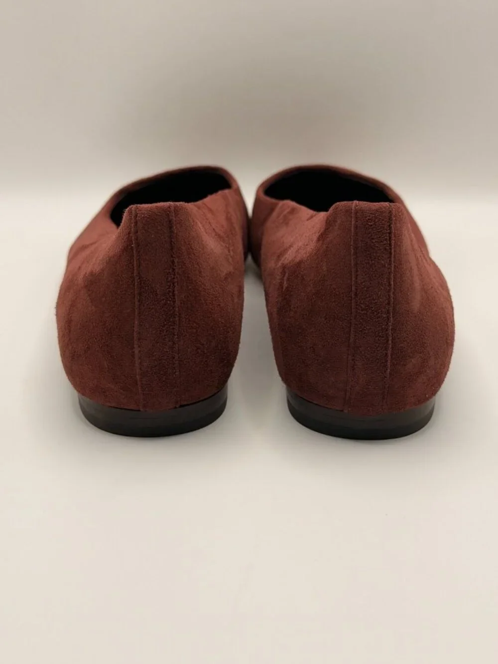 Vince Women Brodi  Burgundy Leather Flat Sz 8.5 M